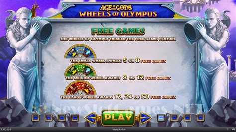 Age Of The Gods Wheels Of Olympus PokerStars
