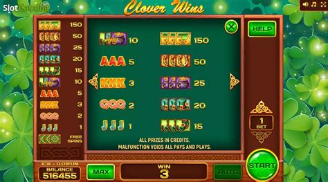 Clover Wins 3x3 Slot Grátis