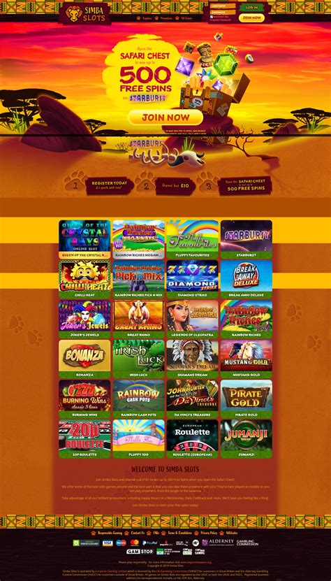 Simba slots casino Paraguay